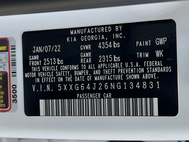 Certified 2022 Kia K5 GT-Line w/ GT-Line FWD Premium Package image 32