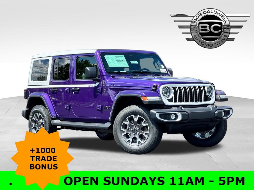 New 2026 Jeep Wrangler Unlimited Sahara w/ Whitecap Package AWD/4WD image 1