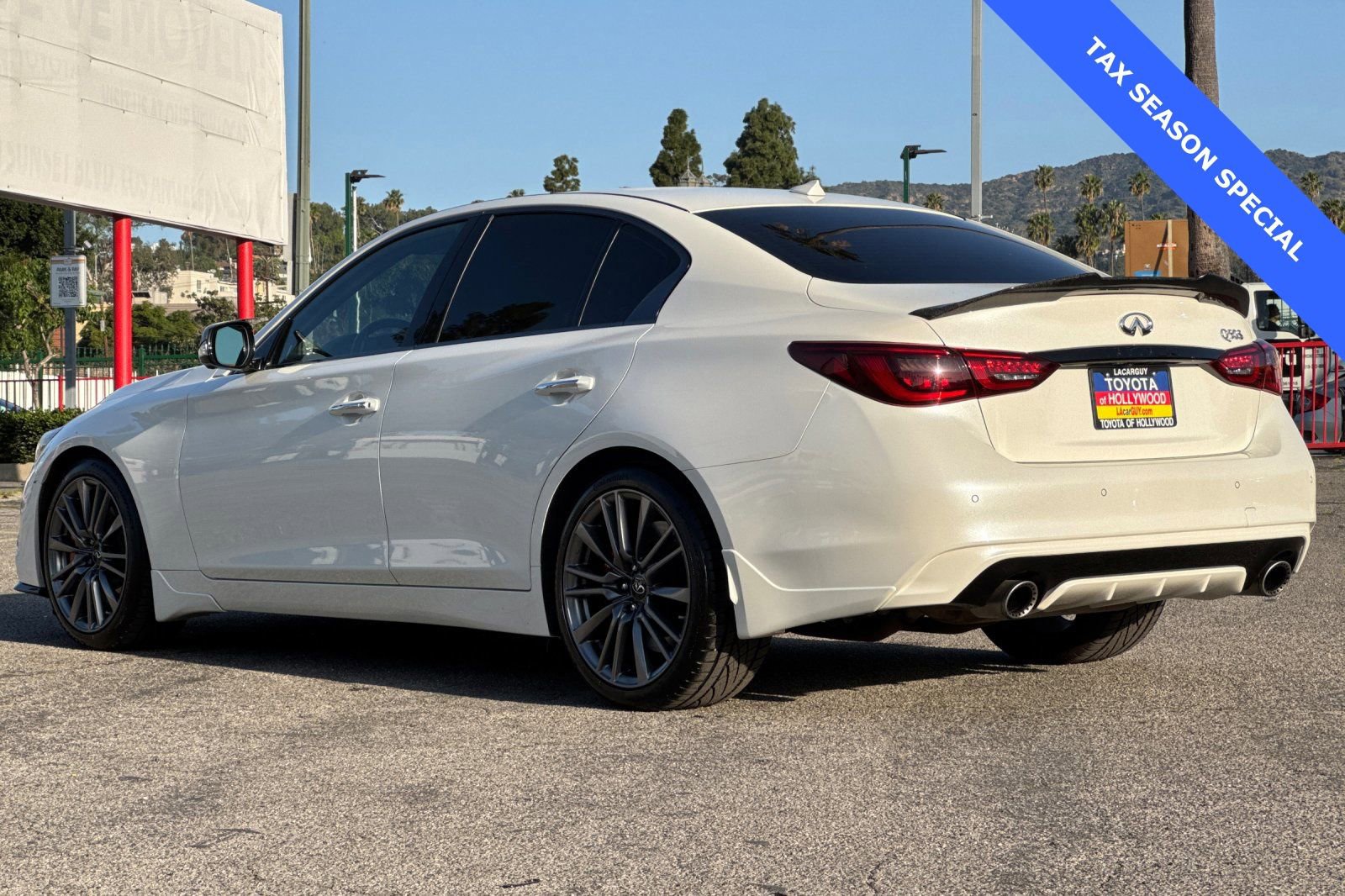 Used 2021 INFINITI Q50 Red Sport 400 w/ Cargo Package image 6