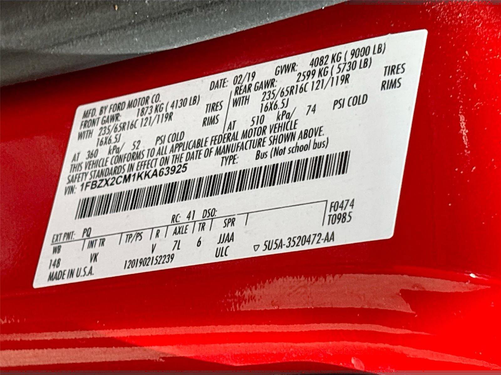 Used 2019 Ford Transit 350 XL image 30