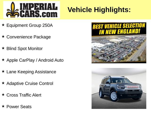 Used 2025 Ford Bronco Sport Heritage w/ Convenience Package AWD/4WD image 6