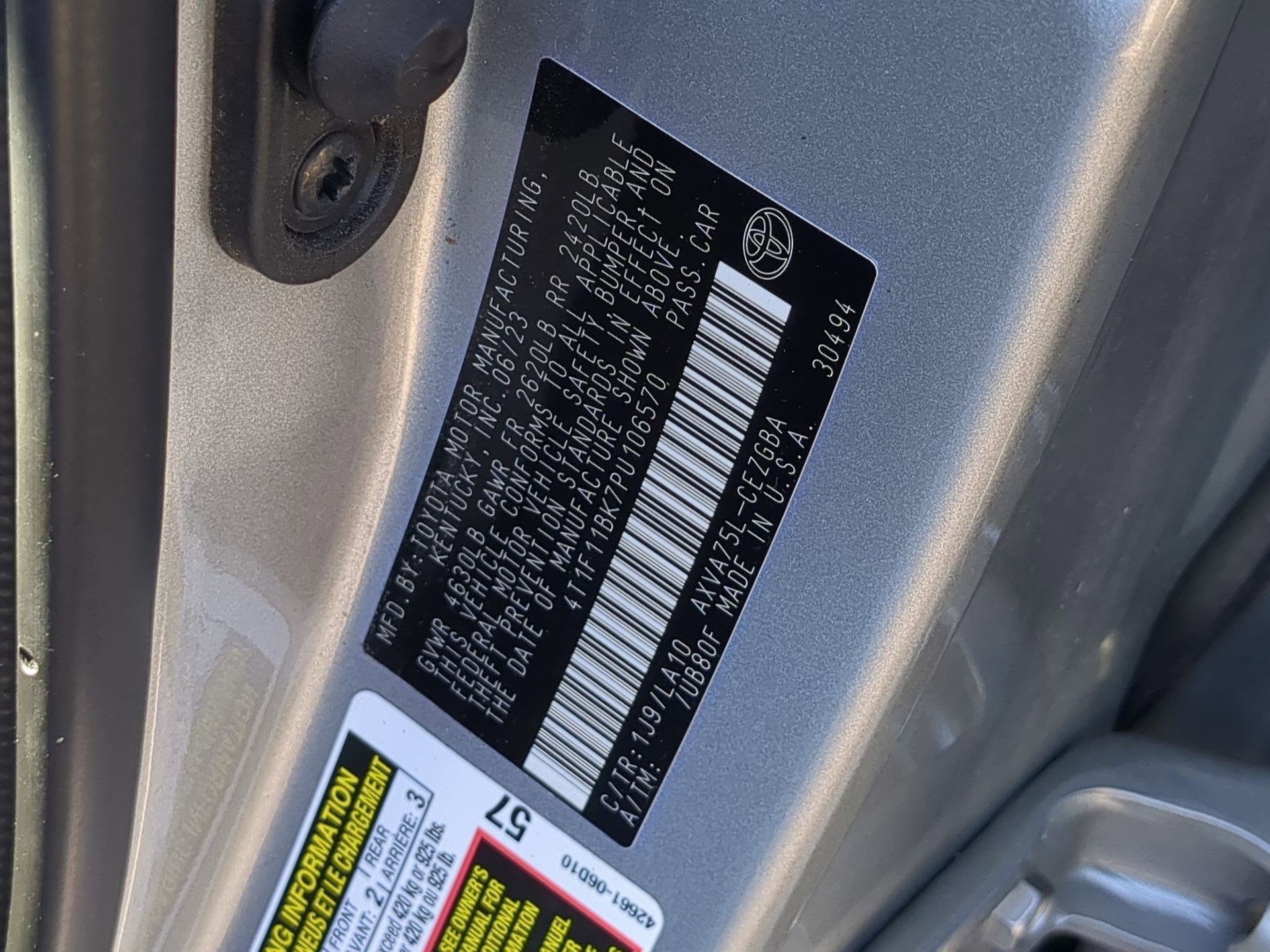 Used 2023 Toyota Camry XLE image 34