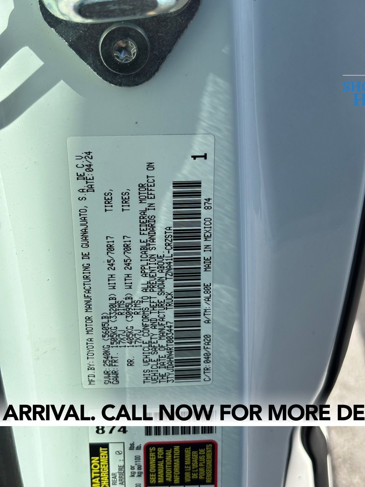 Used 2024 Toyota Tacoma SR image 16