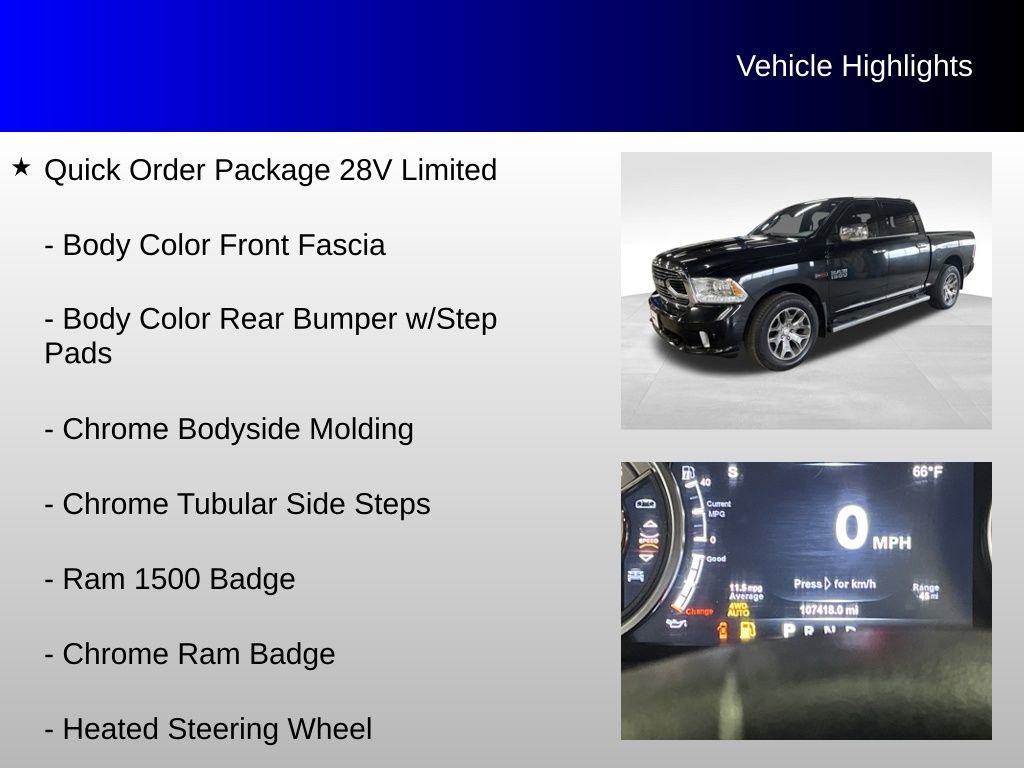 Used 2018 RAM 1500 Limited AWD/4WD image 16