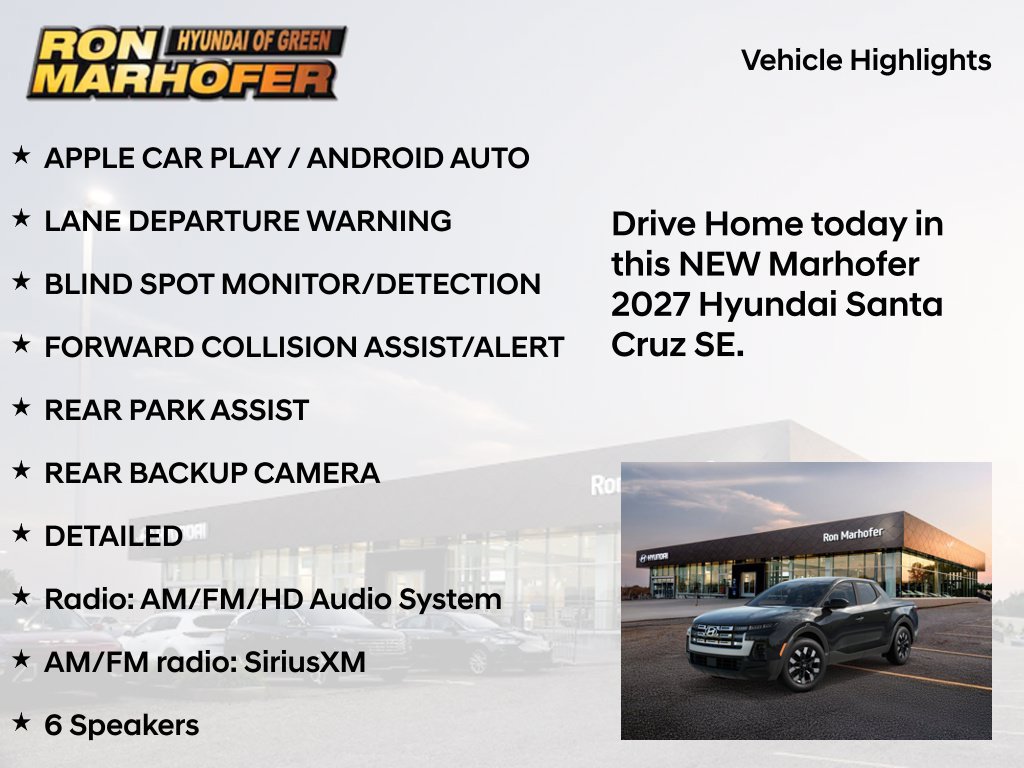 New 2027 Hyundai Santa Cruz SE AWD/4WD image 14