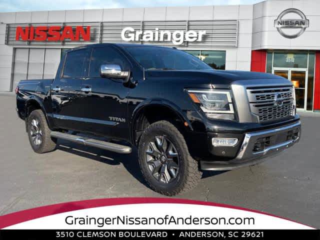 Used 2021 Nissan Titan Platinum Reserve w/ Moonroof Package AWD/4WD image 1
