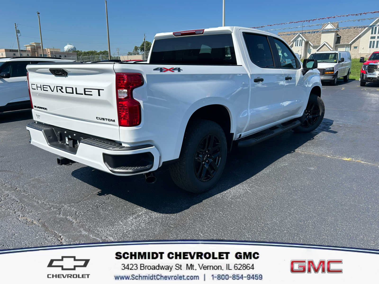 New 2026 Chevrolet Silverado 1500 Custom w/ Turbomax Blackout Package AWD/4WD image 5