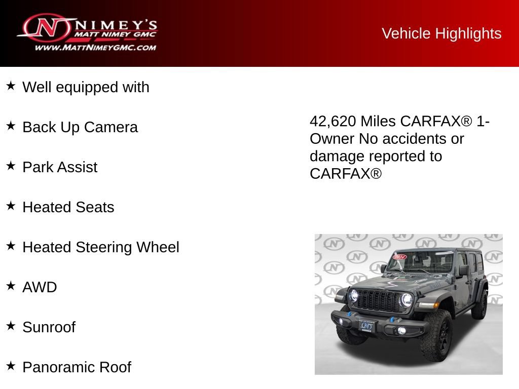 Used 2024 Jeep Wrangler Unlimited AWD/4WD image 6