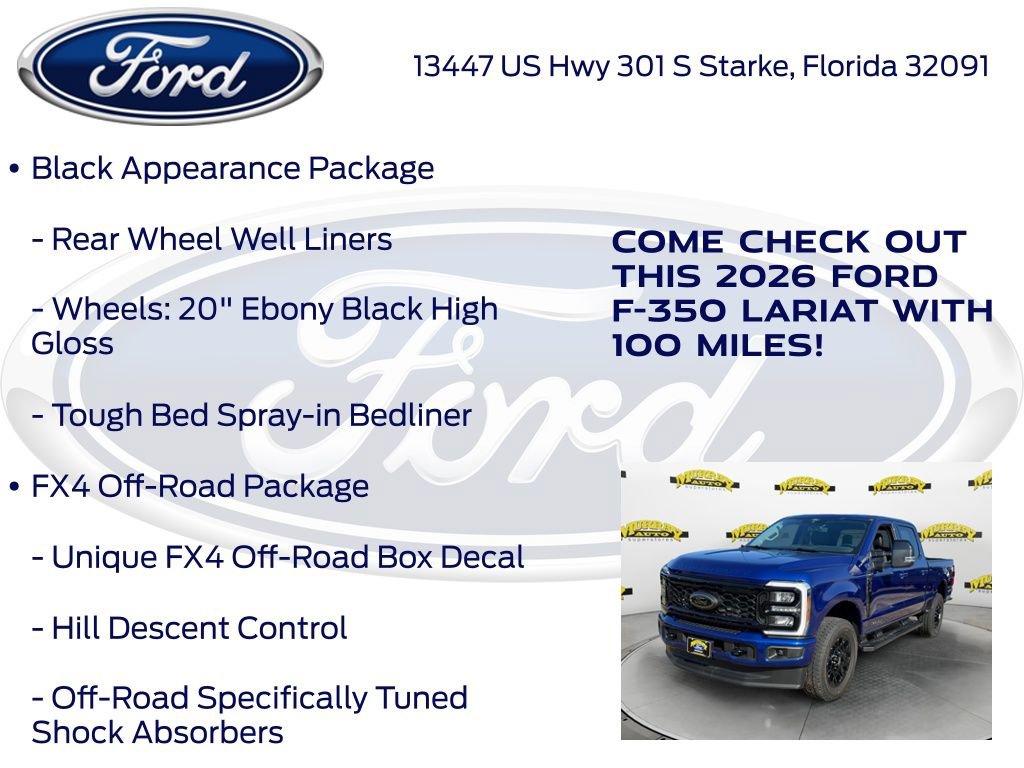 New 2026 Ford F350 Lariat w/ Black Appearance Package AWD/4WD image 20