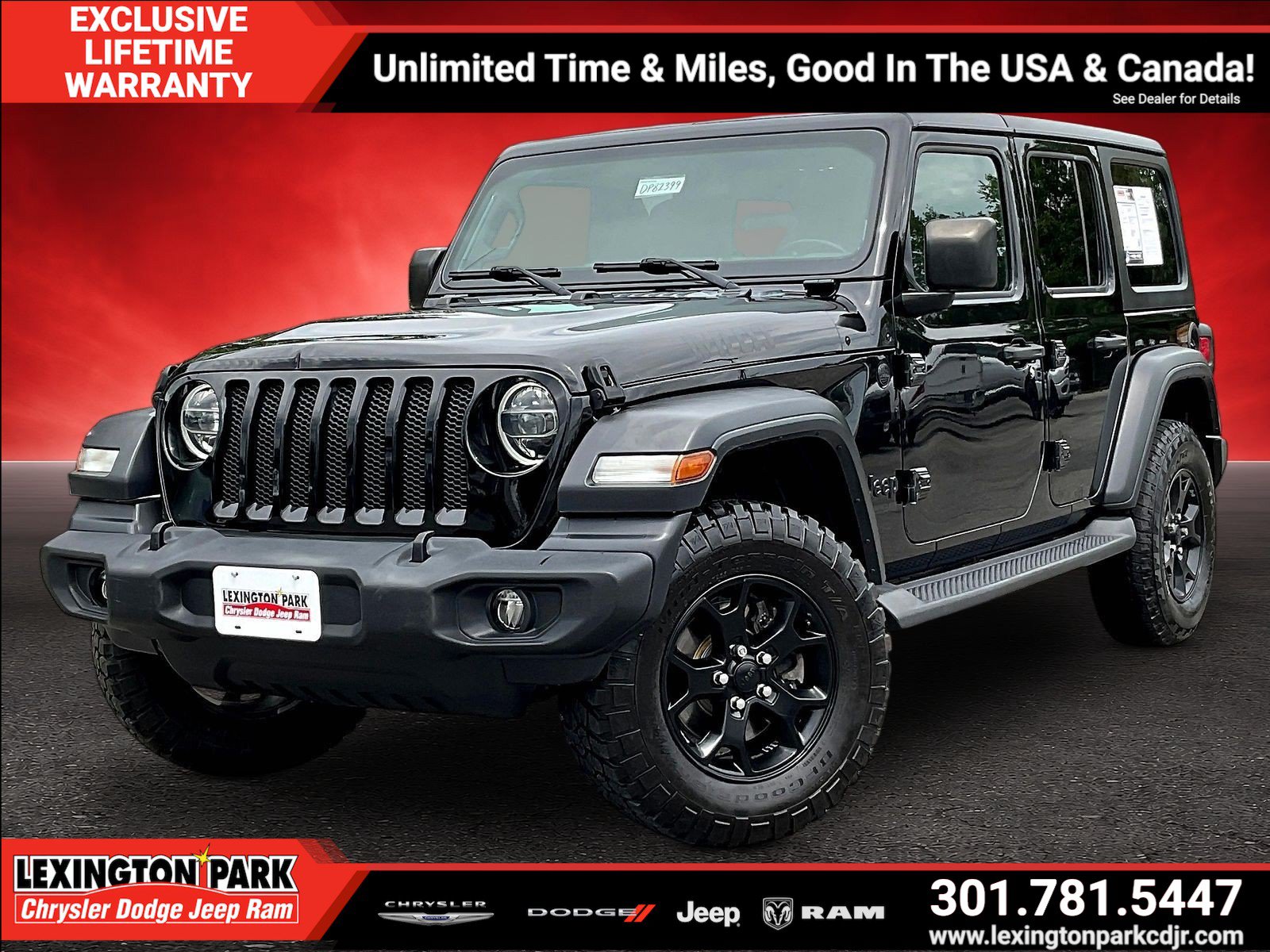Used 2020 Jeep Wrangler Unlimited Sport AWD/4WD image 3