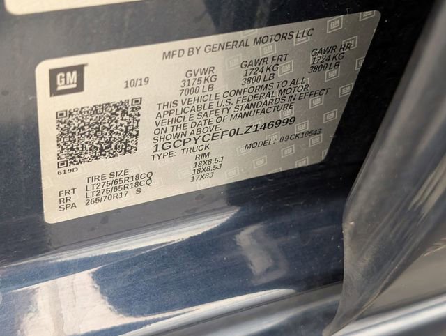 Used 2020 Chevrolet Silverado 1500 Custom Trail Boss w/ Custom Convenience Package image 31