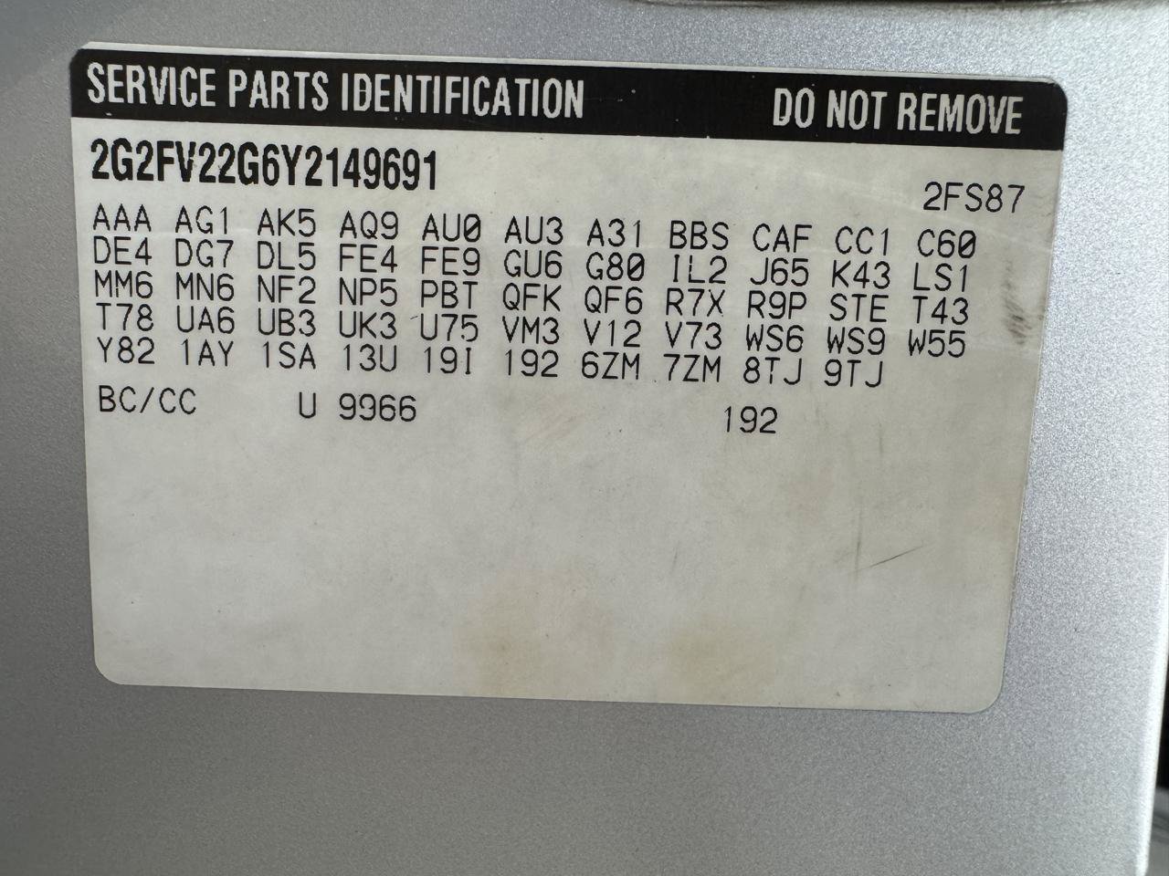 Used 2000 Pontiac Firebird Formula RWD image 42