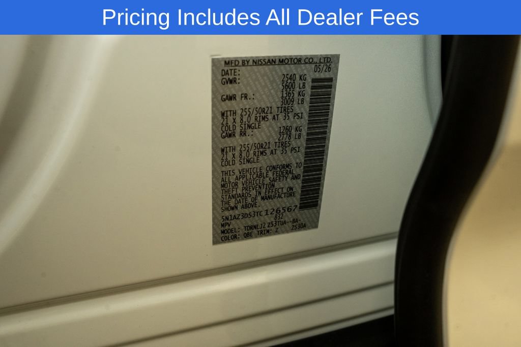 New 2026 Nissan Murano Platinum w/ Cargo Package AWD/4WD image 20