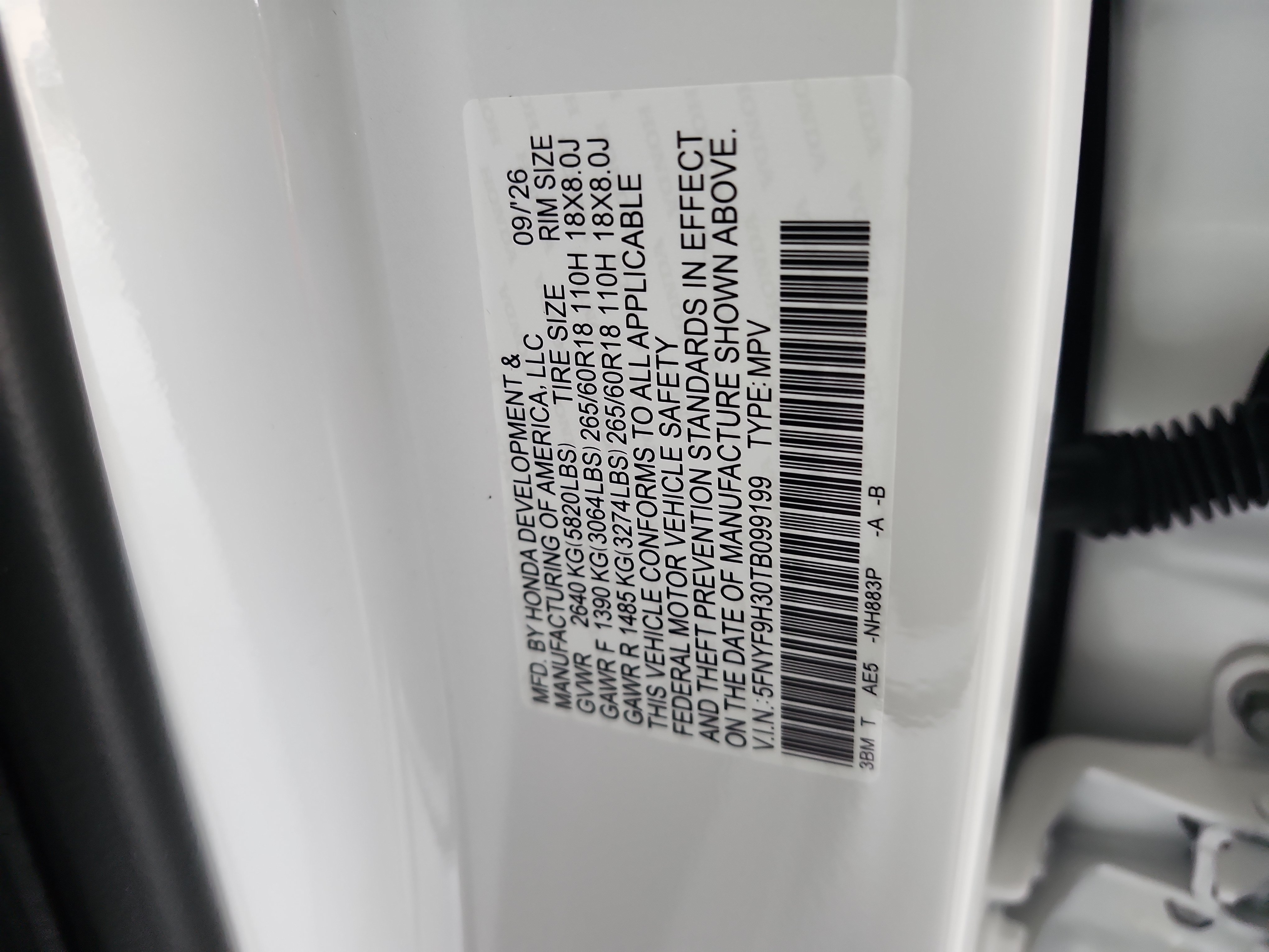 New 2026 Honda Passport RTL image 27