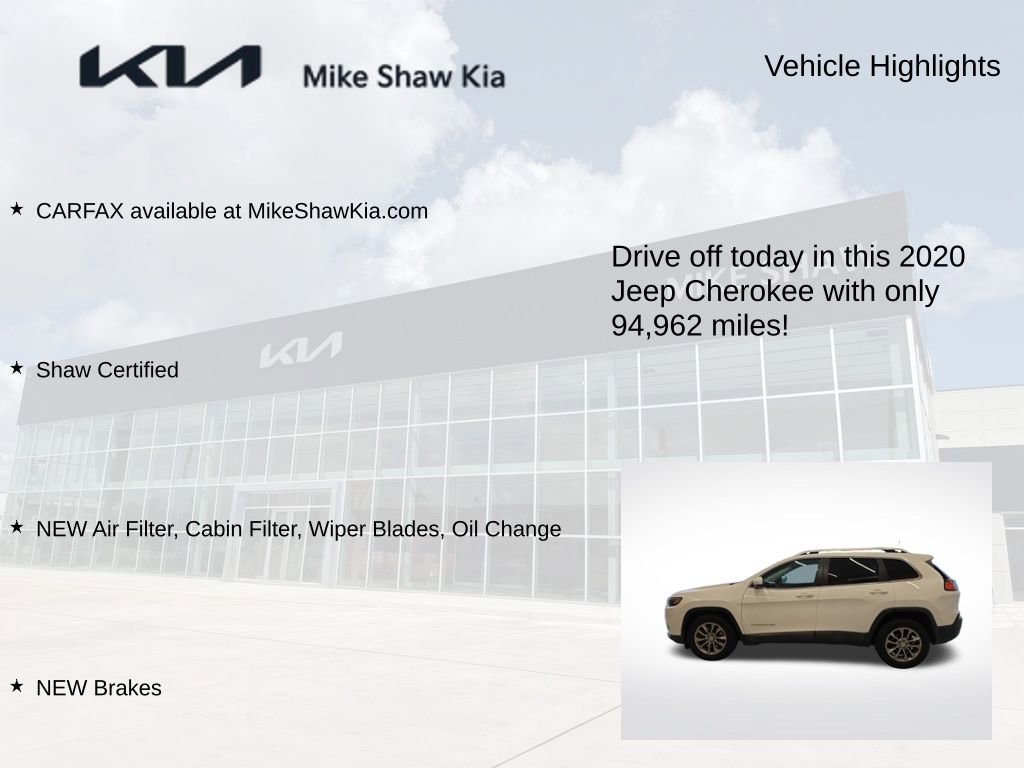 Used 2020 Jeep Cherokee Latitude Plus FWD image 8