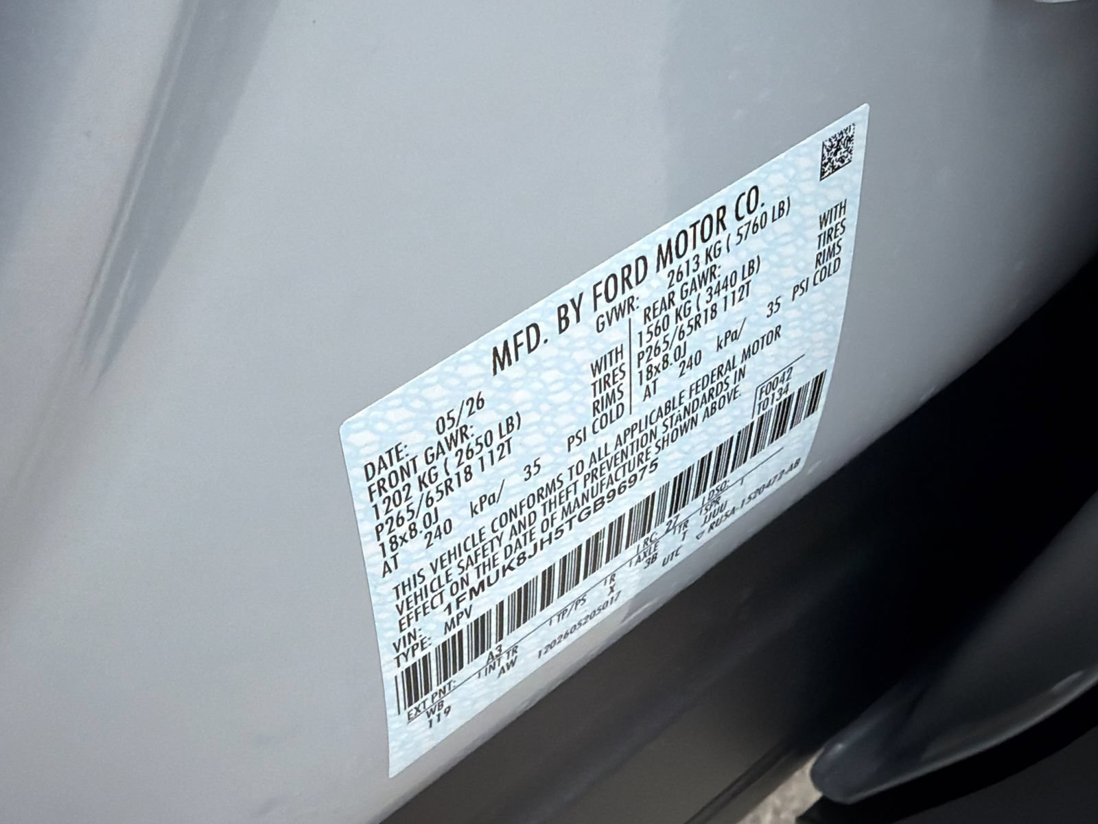 New 2026 Ford Explorer Tremor w/ Tremor Convenience Package AWD/4WD image 37