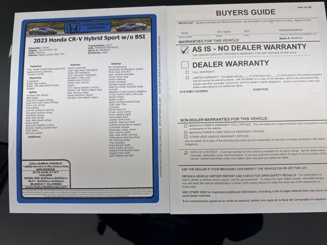 Certified 2023 Honda CR-V Sport image 39