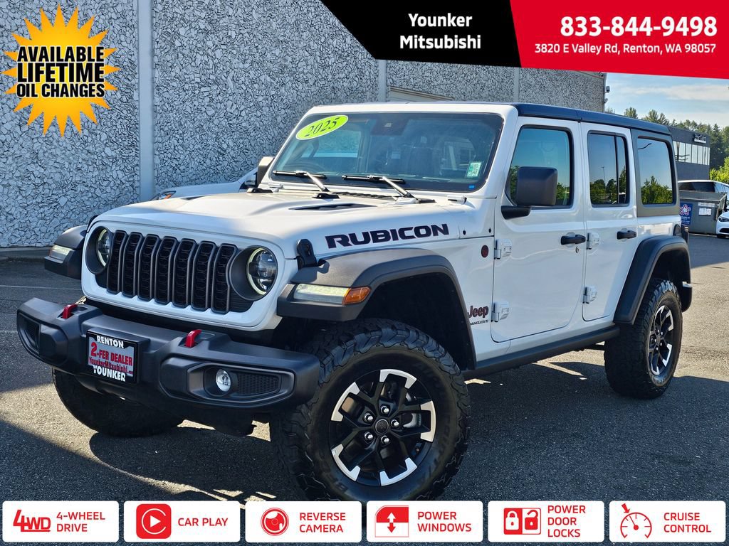 Used 2025 Jeep Wrangler Unlimited Rubicon AWD/4WD image 1