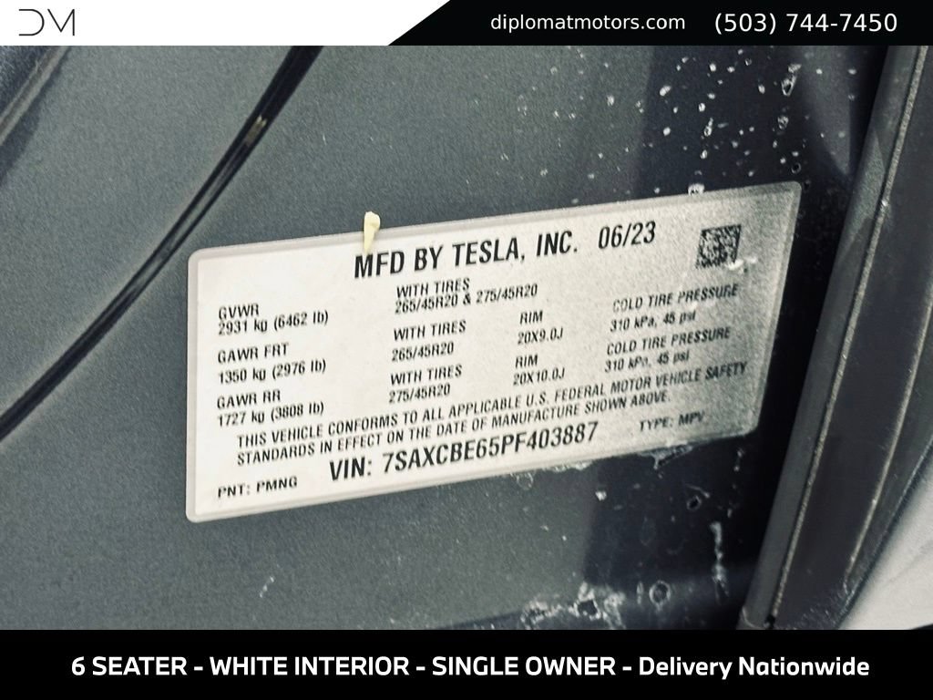 Used 2023 Tesla Model X Plaid AWD/4WD image 46