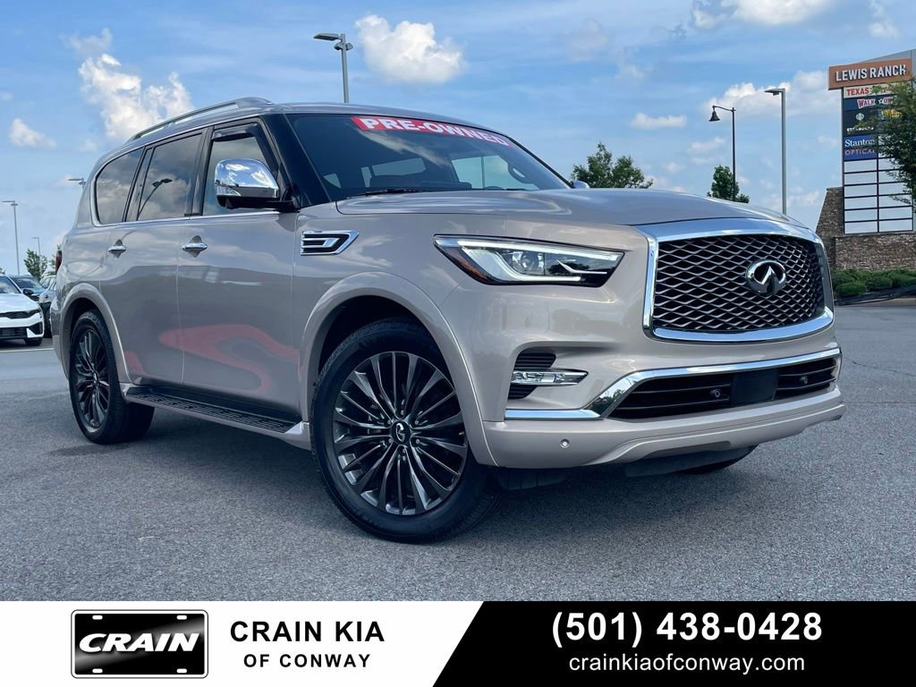 Used 2023 INFINITI QX80 Sensory w/ All-Season Package RWD image 1