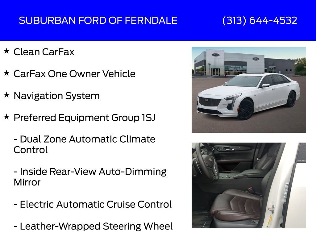 Used 2019 Cadillac CT6 Sport w/ Active Chassis Package 20" image 4