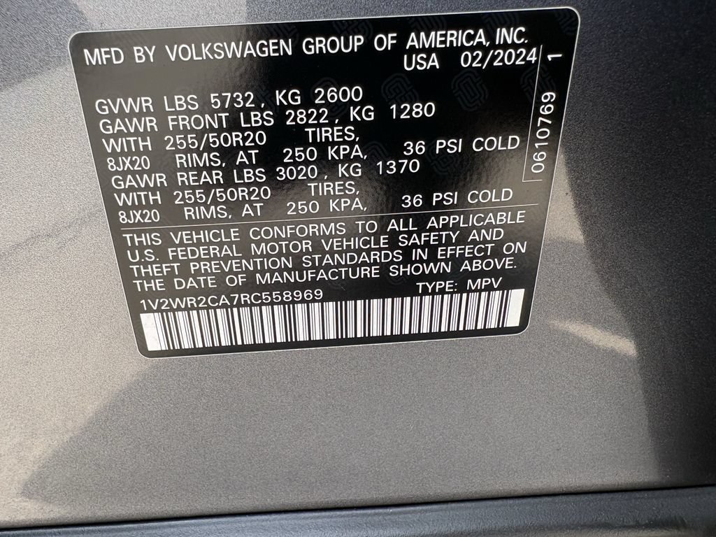 Used 2024 Volkswagen Atlas SE FWD image 30