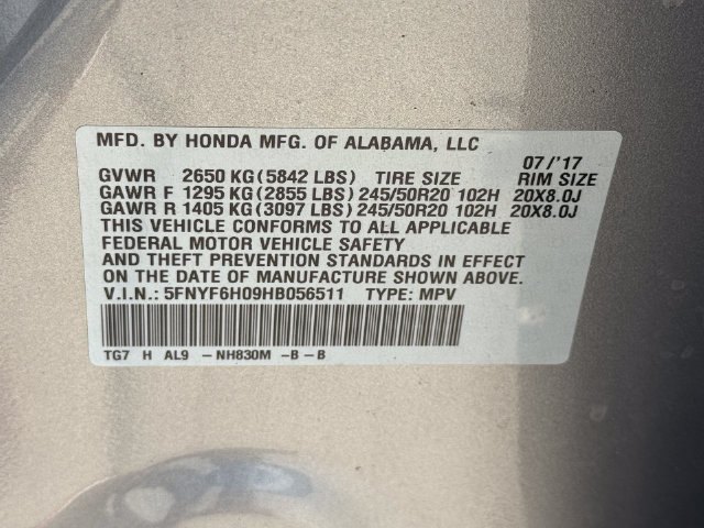 Used 2017 Honda Pilot Elite image 34
