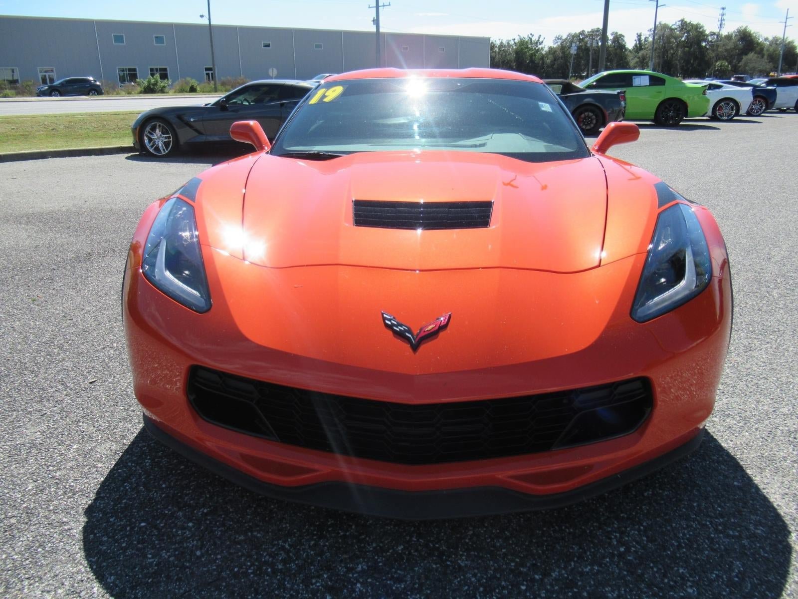 Used 2019 Chevrolet Corvette Grand Sport w/ Carbon Flash Badge Package RWD image 3