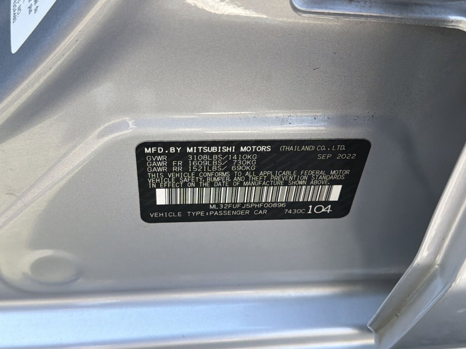 Used 2023 Mitsubishi Mirage G4 Black Edition image 27