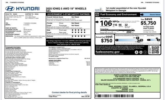 Used 2025 Hyundai Ioniq 5 SEL image 28