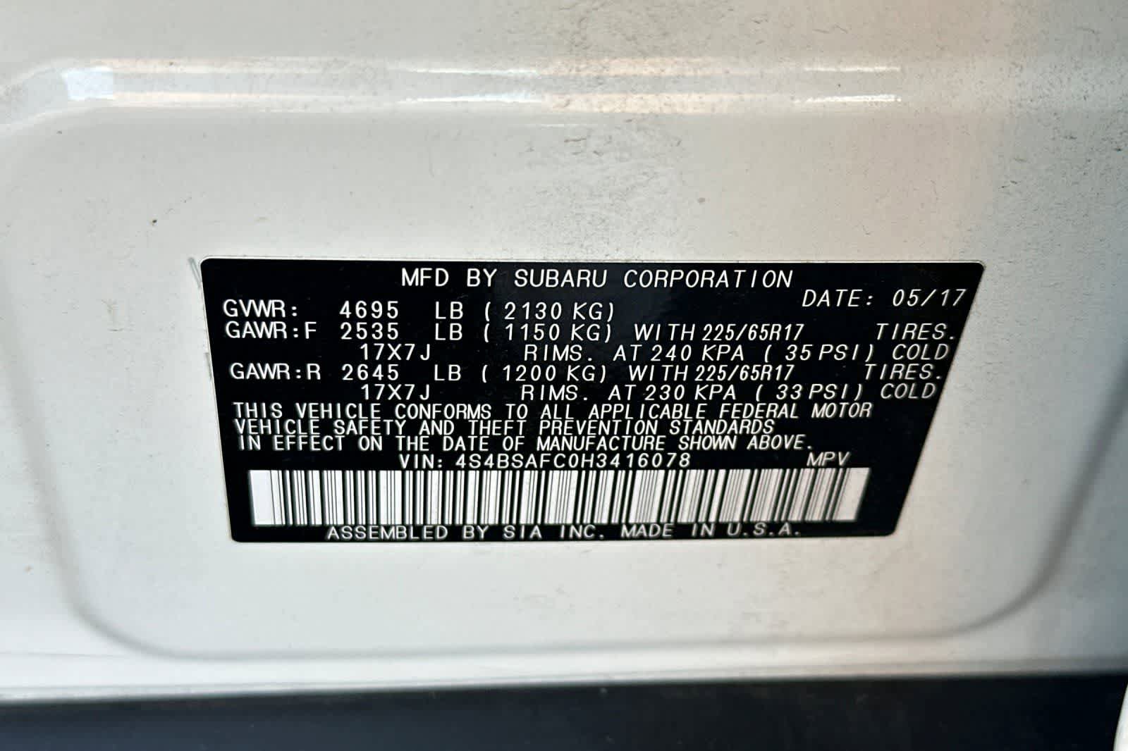 Used 2017 Subaru Outback 2.5i Premium AWD/4WD image 31