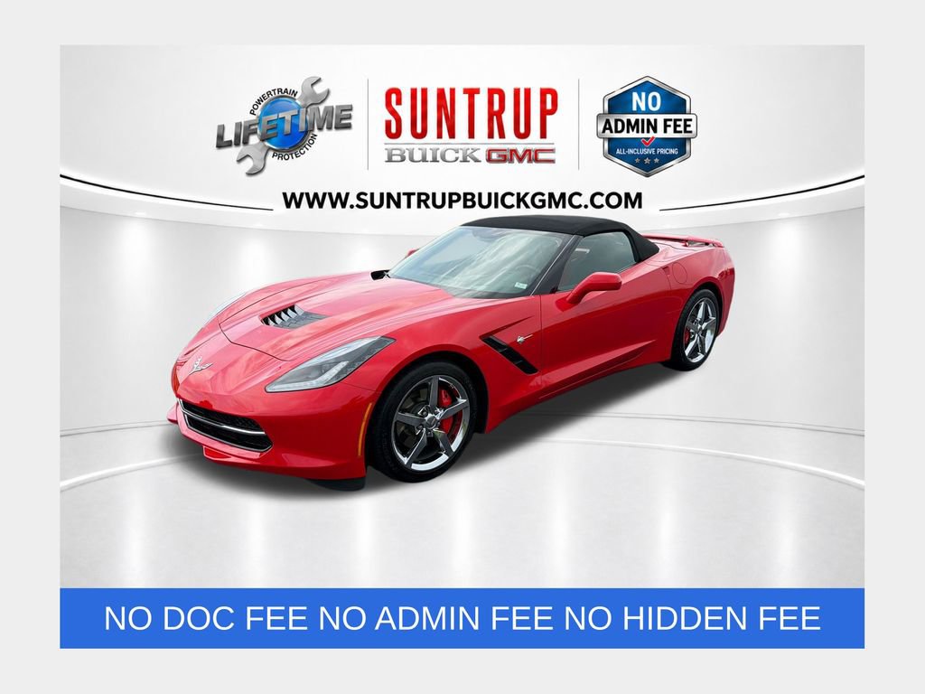 Used 2014 Chevrolet Corvette Stingray Convertible w/ 3LT Preferred Equipment Group RWD 360° Tour