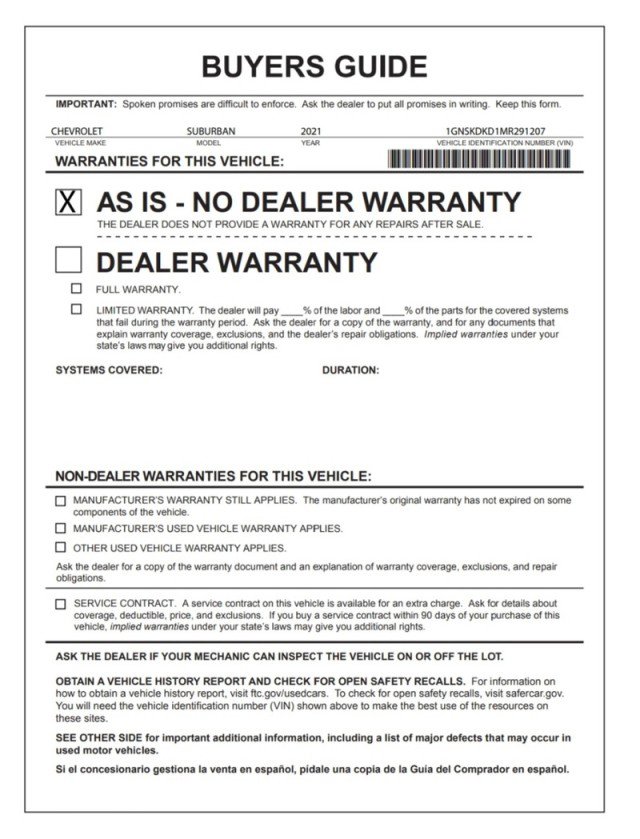 Used 2021 Chevrolet Suburban Z71 w/ Z71 Off-Road Package image 35