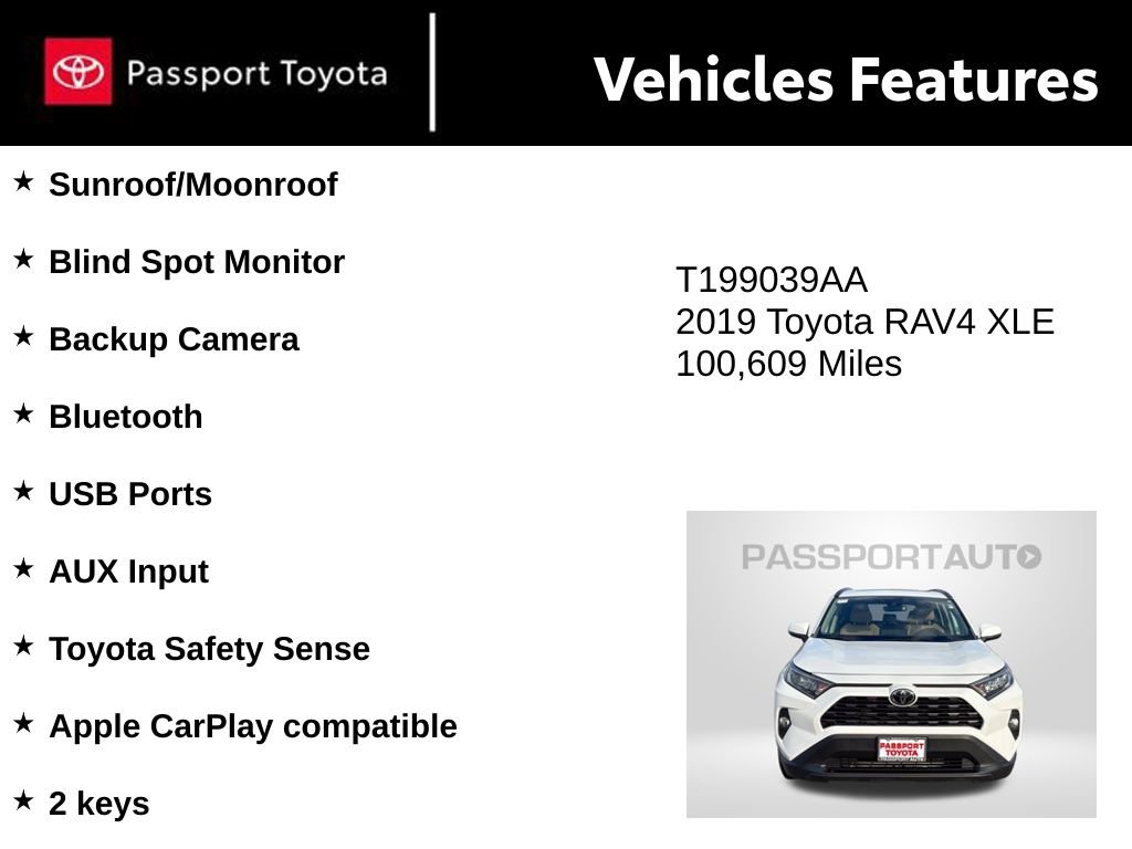 Used 2019 Toyota RAV4 XLE image 9