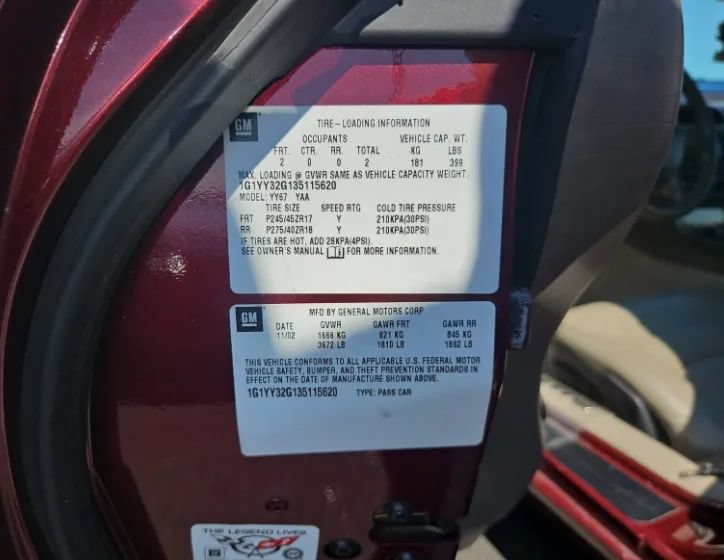 Used 2003 Chevrolet Corvette Convertible w/ Preferred Equipment Group1 RWD image 10