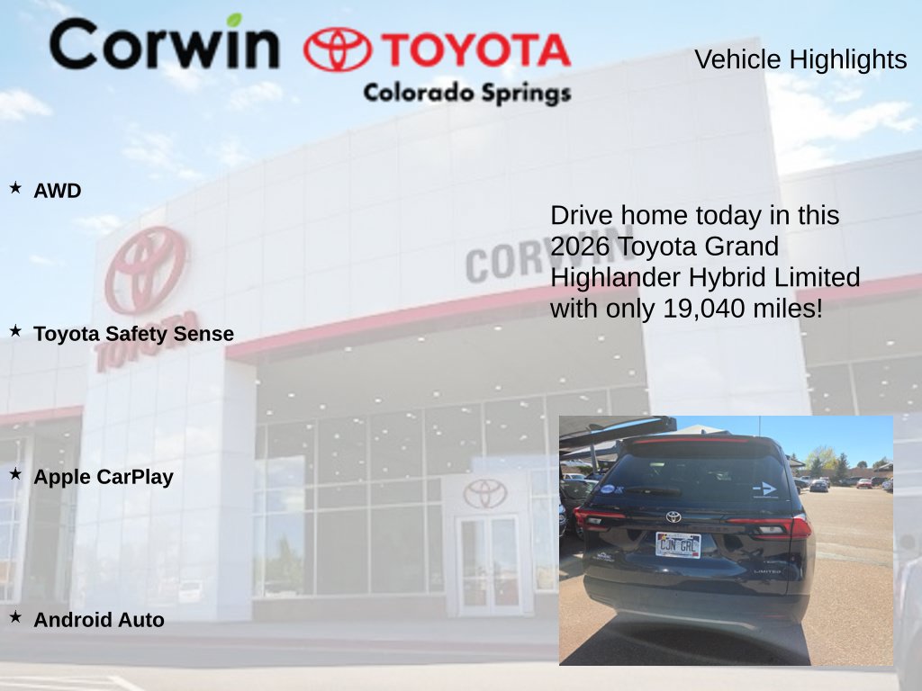 Used 2026 Toyota Grand Highlander AWD Hybrid image 7