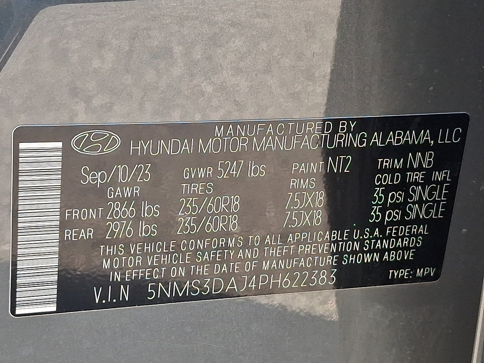 Certified 2023 Hyundai Santa Fe SEL w/ Premium Package AWD/4WD image 30