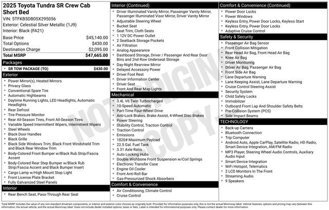 Used 2025 Toyota Tundra SR w/ SR Tow Package AWD/4WD image 27