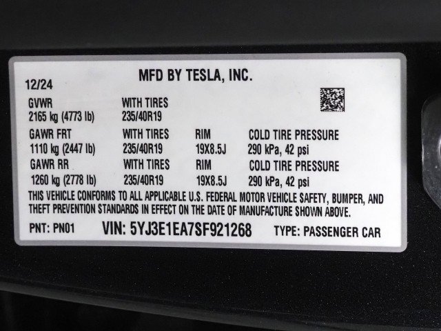 Used 2025 Tesla Model 3 Long Range RWD image 72