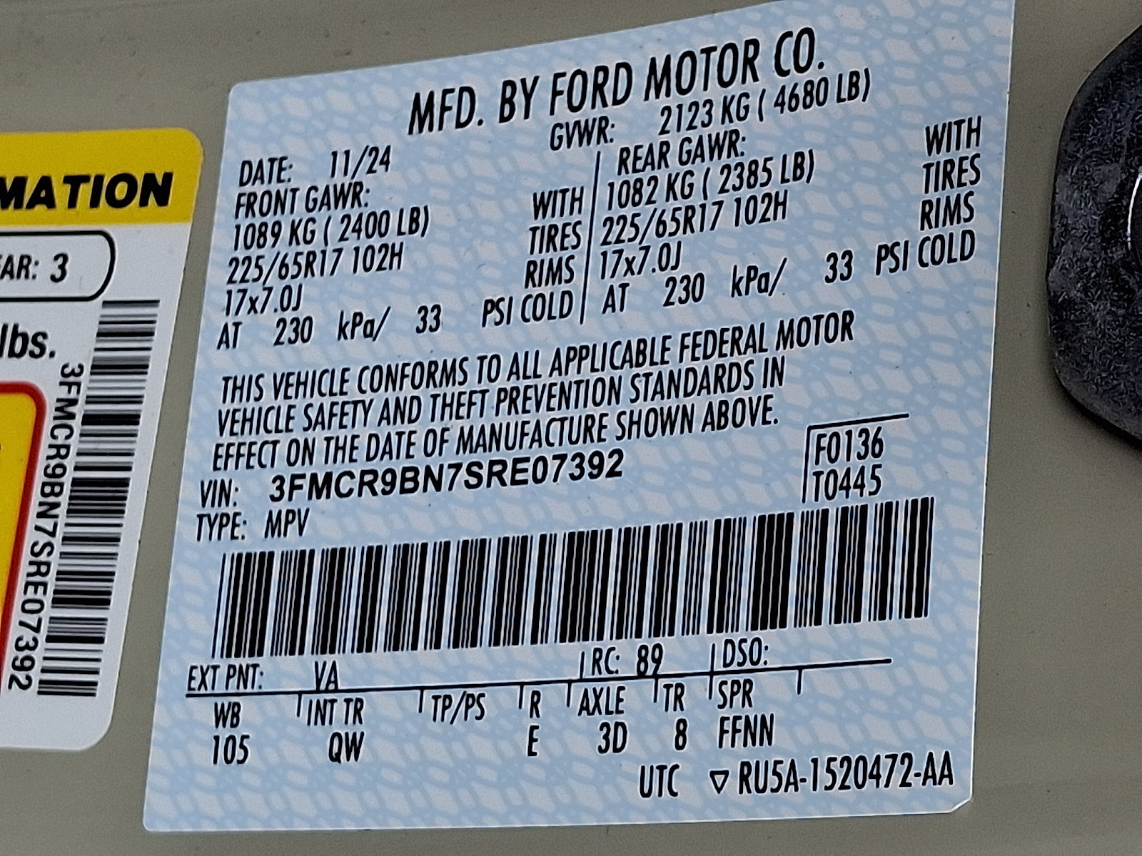 Certified 2025 Ford Bronco Sport Big Bend AWD/4WD image 26