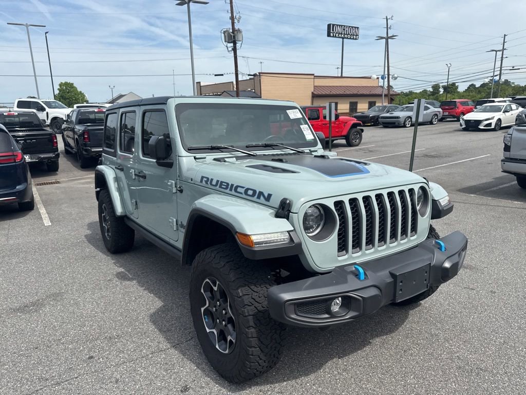 Used 2023 Jeep Wrangler Unlimited Rubicon 4xe w/ Cold Weather Group image 3