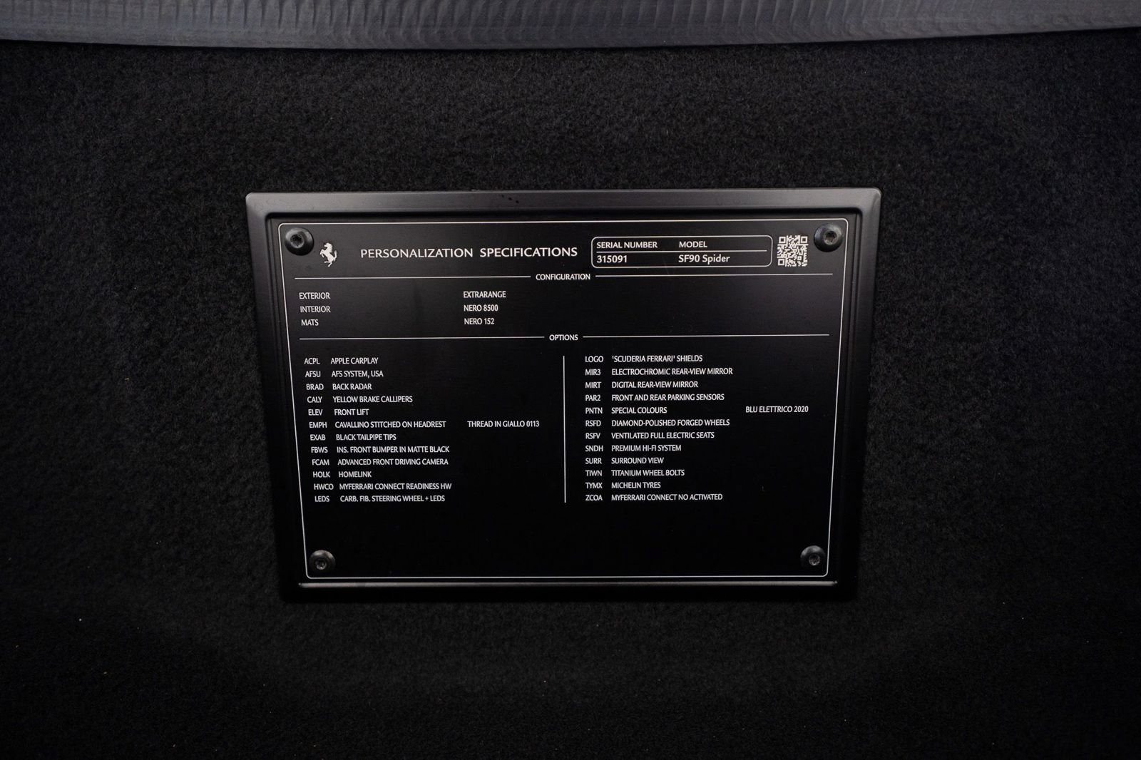 Certified 2025 Ferrari SF90 Spider AWD/4WD image 52