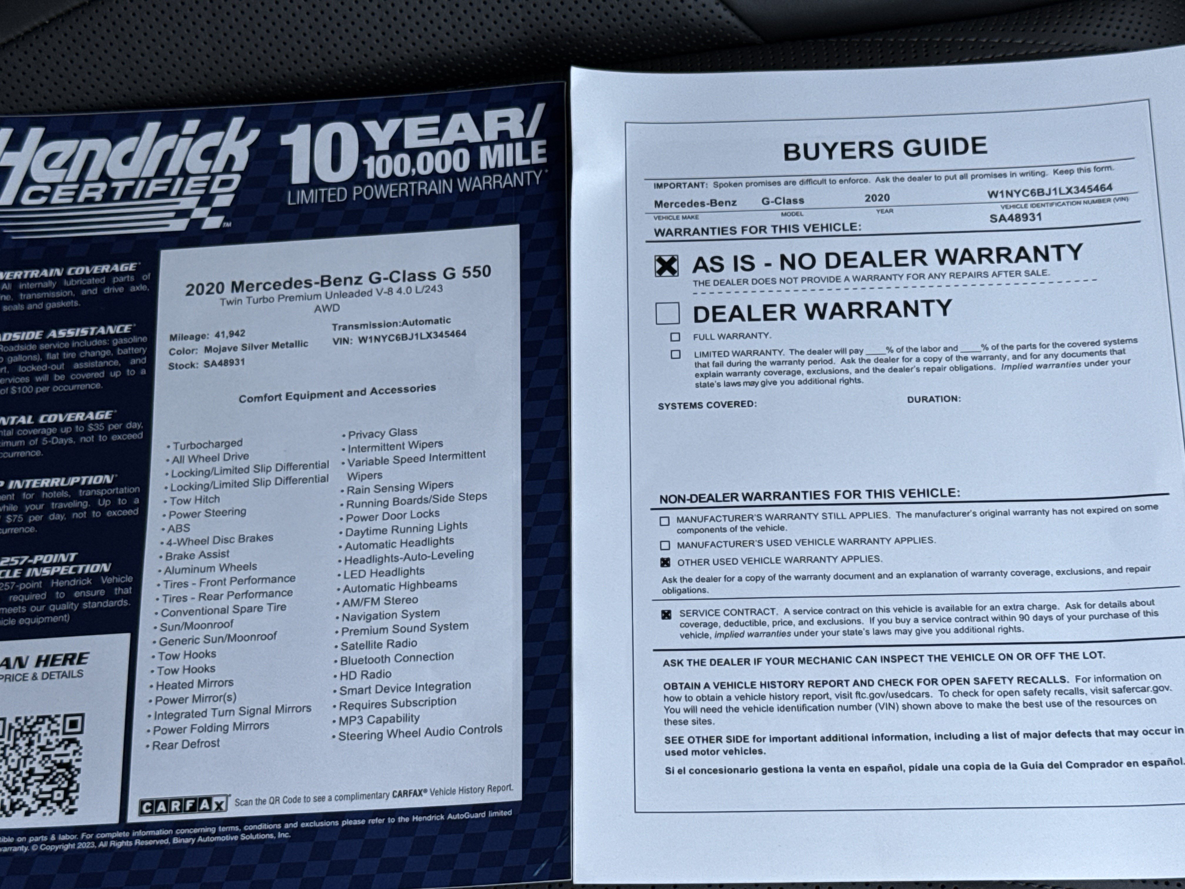 Used 2020 Mercedes-Benz G 550 image 34