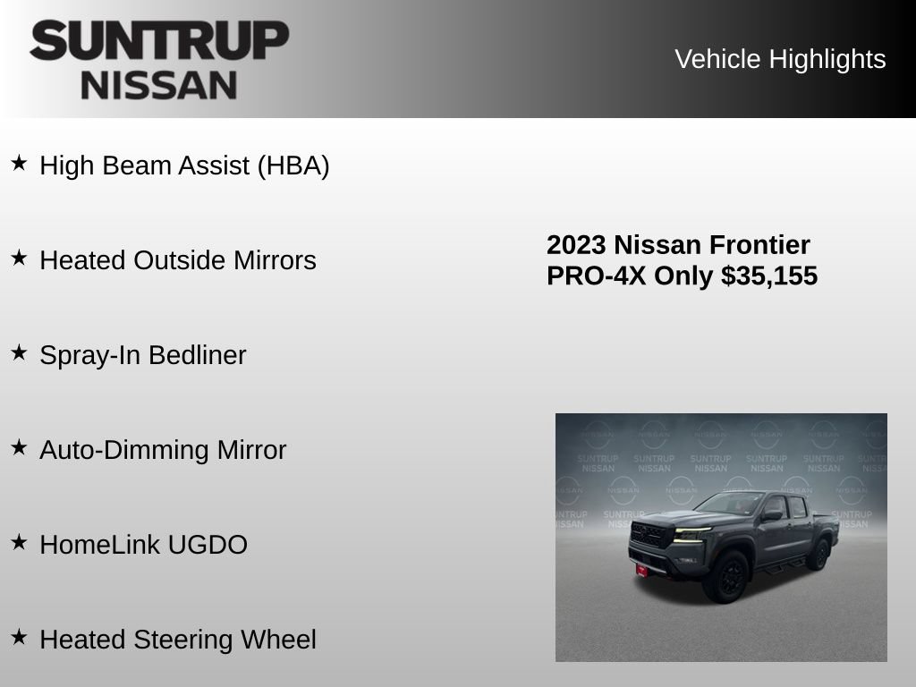 Used 2023 Nissan Frontier PRO-4X w/ Pro-4X Premium Package AWD/4WD image 31