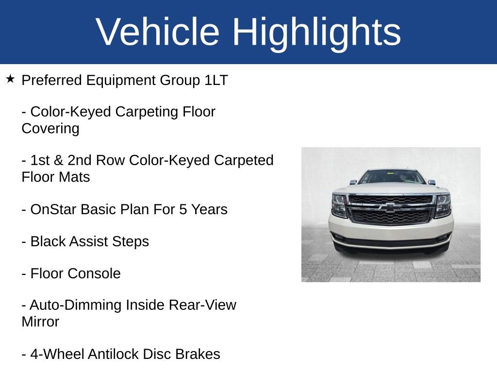Used 2016 Chevrolet Tahoe LT w/ Luxury Package RWD image 4