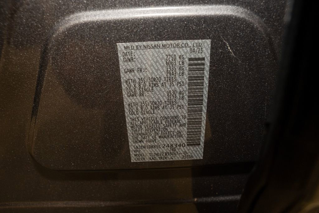 New 2025 Nissan Pathfinder Platinum w/ Lighting Package (N92) image 20