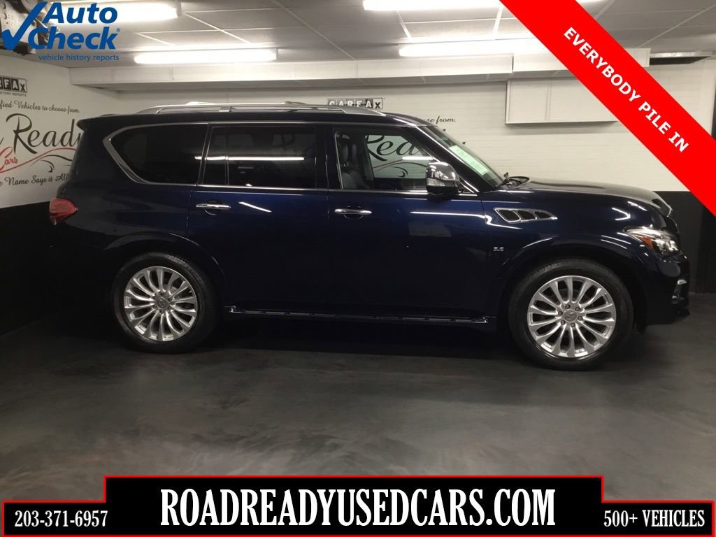 Used 2017 INFINITI QX80 4WD w/ Deluxe Technology Package image 1