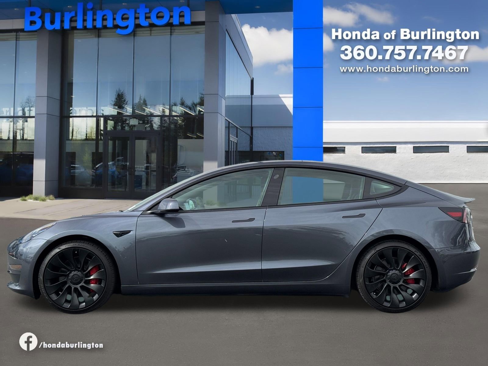 Used 2022 Tesla Model 3 Performance AWD/4WD image 3