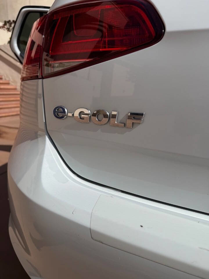 Used 2016 Volkswagen e-Golf SE w/ DC Fast Charging Package FWD image 23