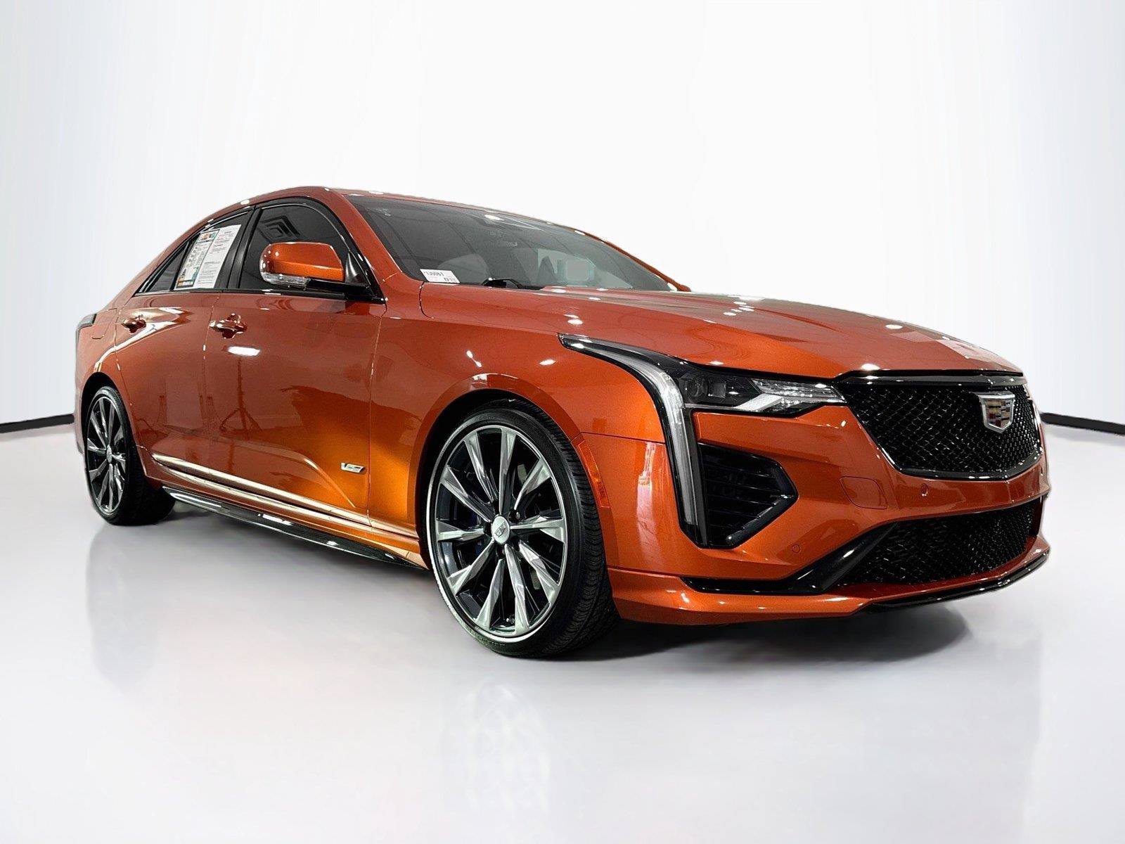 Used 2022 Cadillac CT4 V w/ Navigation Package RWD image 7